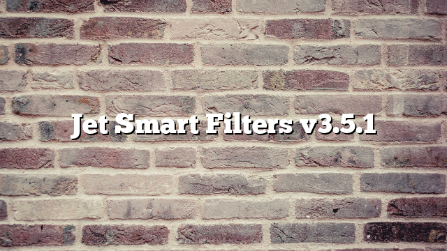 Jet Smart Filters v3.5.1